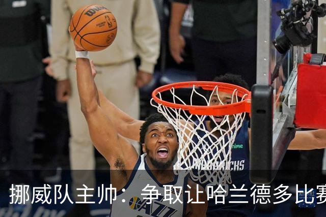 挪威队主帅：争取让哈兰德多比赛 他是世界上最好的前锋之一